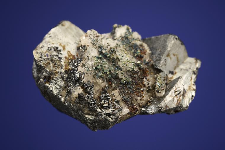 TETRAHEDRITE with CALCITE and CHALCOPYRITE