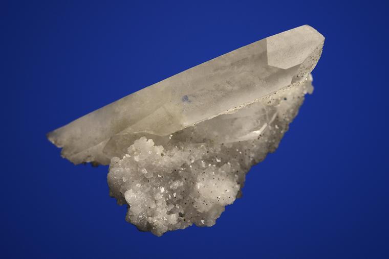 QUARTZ with CHALCOPYRITE, CALCITE and DOLOMITE