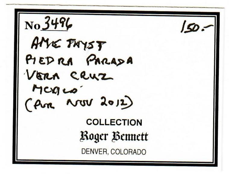 QUARTZ var. Amethyst