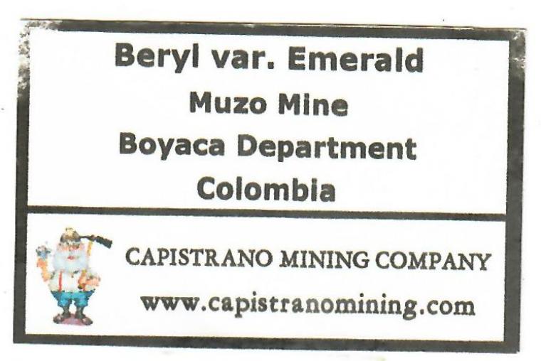 BERYL var. Emerald