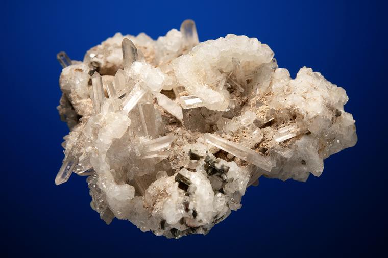 PHENAKITE after BERYL (?) with QUARTZ