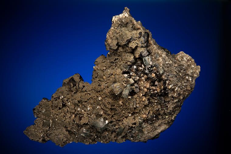CASSITERITE and FLUORAPATITE on ARSENOPYRITE