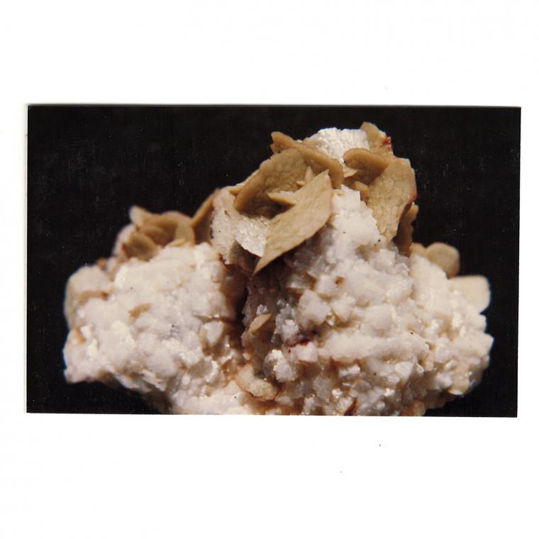 SIDERITE on DOLOMITE