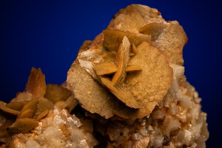 SIDERITE on DOLOMITE