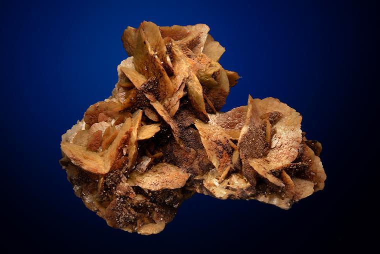 SIDERITE on DOLOMITE