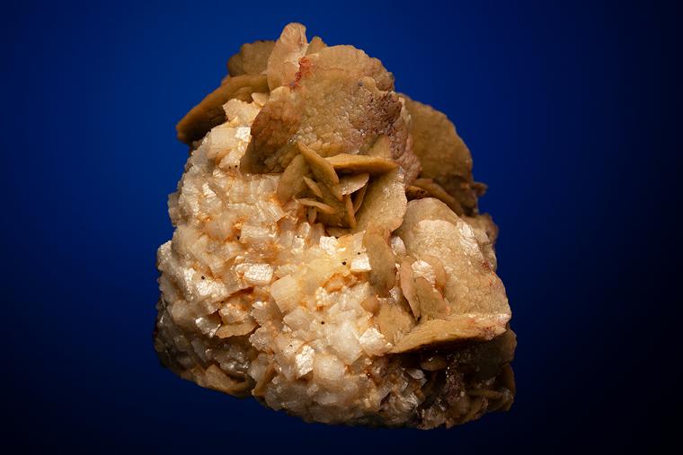 SIDERITE on DOLOMITE