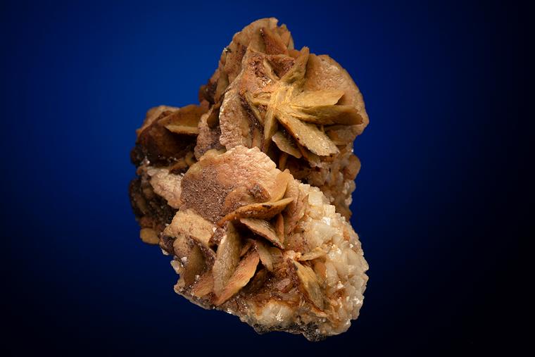 SIDERITE on DOLOMITE