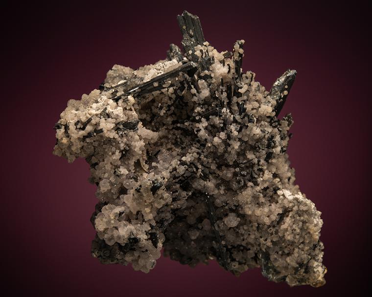 STIBNITE with FLUORITE