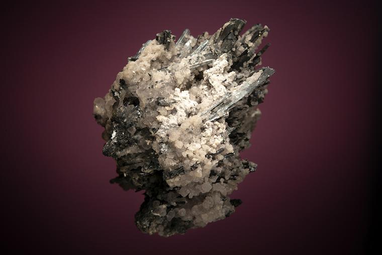 STIBNITE with FLUORITE