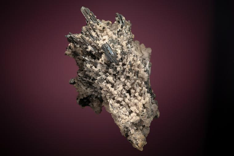 STIBNITE with FLUORITE
