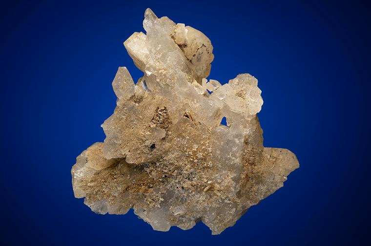 FLUORAPATITE on QUARTZ