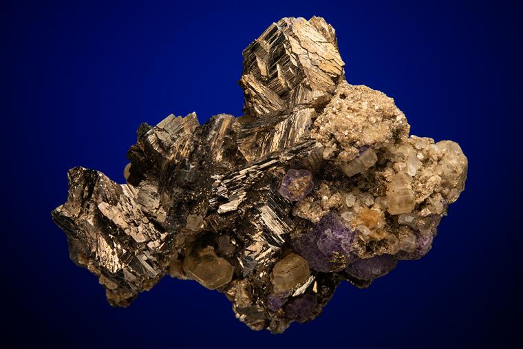 ARSENOPYRITE with FLUORITE and FLUORAPATITE