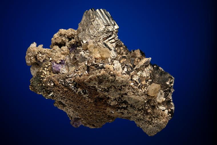 ARSENOPYRITE with FLUORITE and FLUORAPATITE