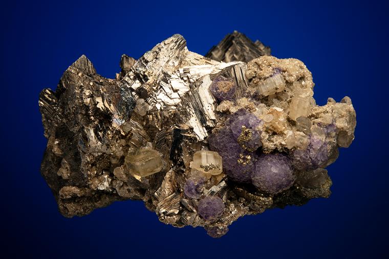 ARSENOPYRITE with FLUORITE and FLUORAPATITE