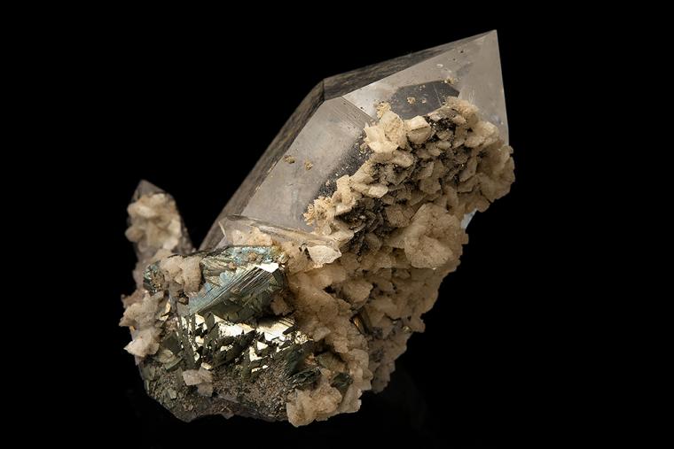 QUARTZ with ARSENOPYRITE and DOLOMITE