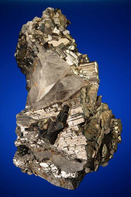 ARSENOPYRITE with STANNITE and QUARTZ