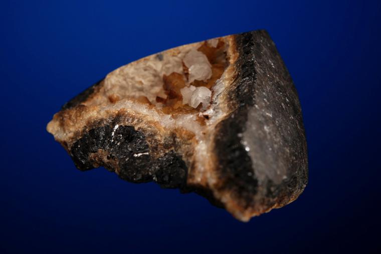 CALCITE with SPHALERITE and QUARTZ