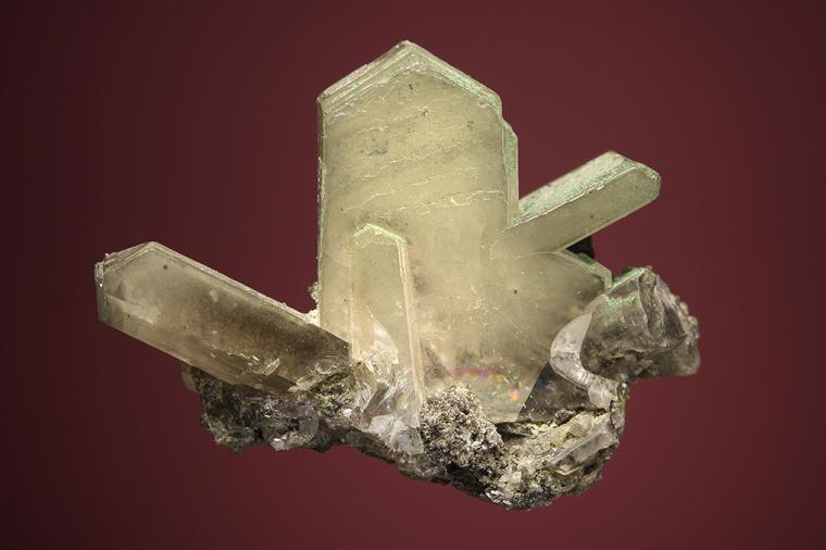 AZURITE on CERUSSITE