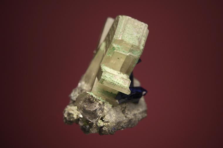 AZURITE on CERUSSITE