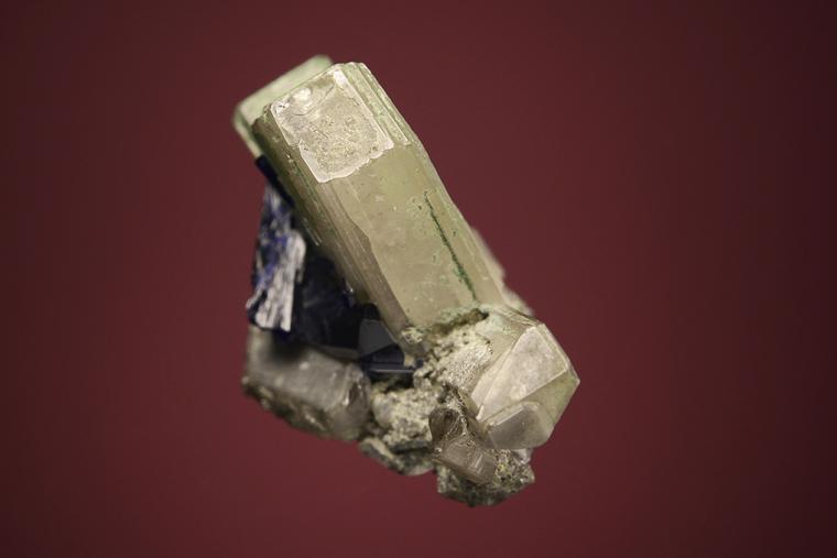 AZURITE on CERUSSITE