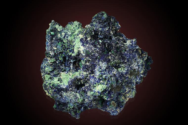 AZURITE with MALACHITE