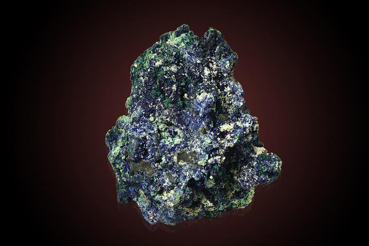 AZURITE with MALACHITE