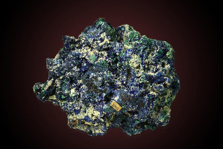 AZURITE with MALACHITE