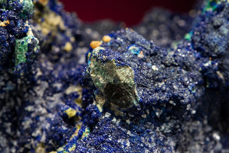 AZURITE with MALACHITE