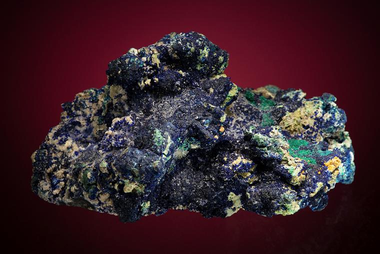 AZURITE with MALACHITE