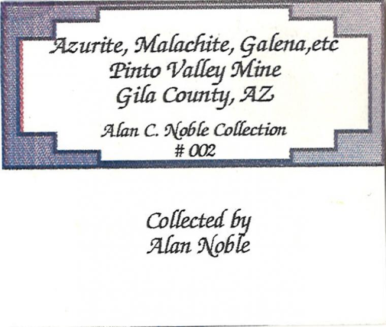 AZURITE with MALACHITE