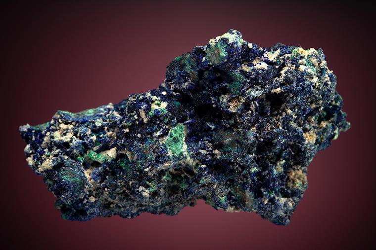 AZURITE with MALACHITE