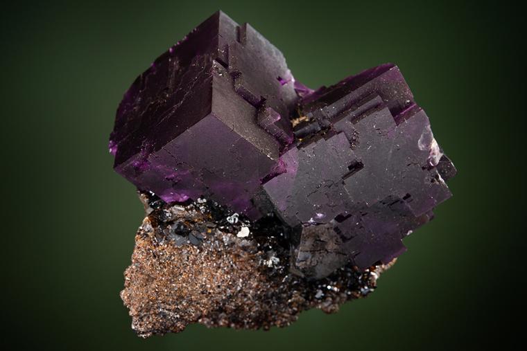 FLUORITE with GALENA and SPHALERITE