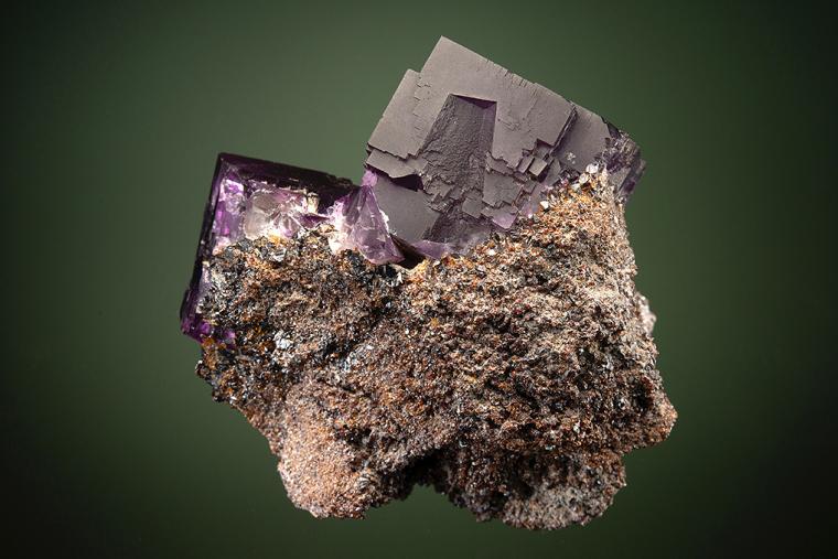 FLUORITE with GALENA and SPHALERITE