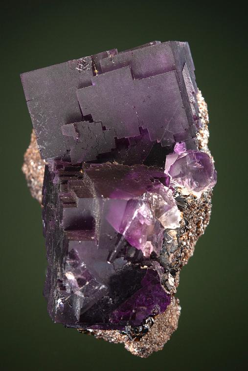 FLUORITE with GALENA and SPHALERITE