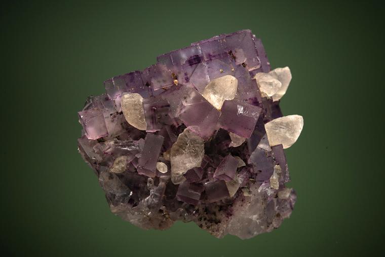 FLUORITE with CALCITE