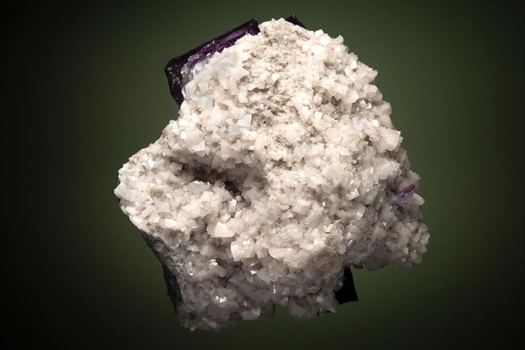 FLUORITE on DOLOMITE