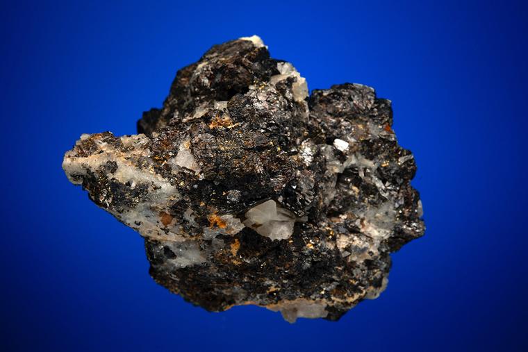 FLUORITE with QUARTZ on SPHALERITE