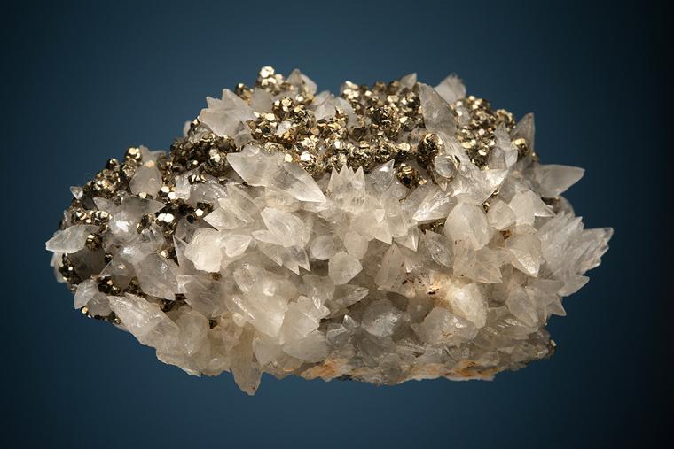 PYRITE with CALCITE