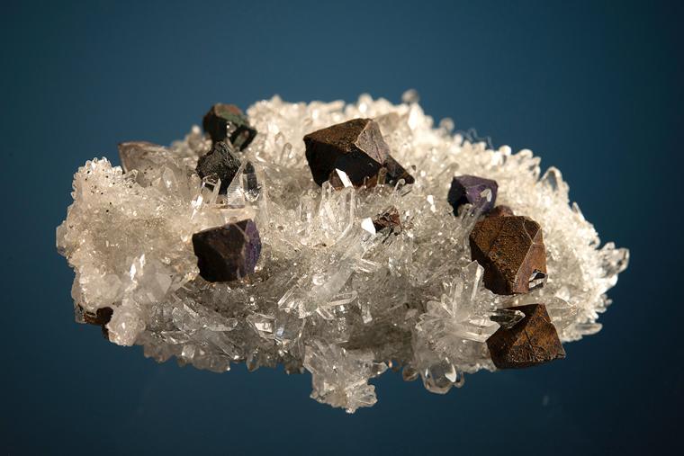 BORNITE on QUARTZ