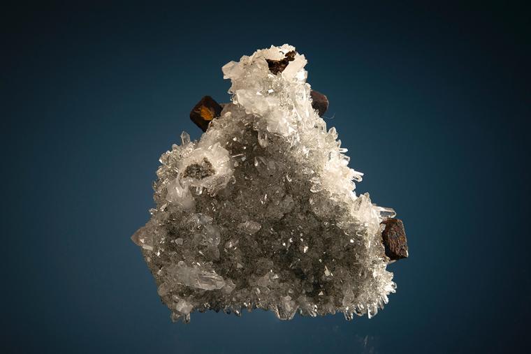 BORNITE on QUARTZ