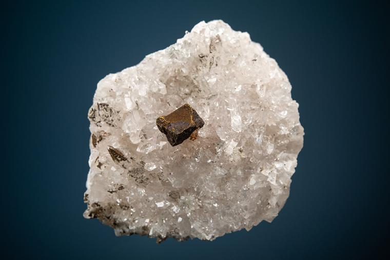 BORNITE on QUARTZ