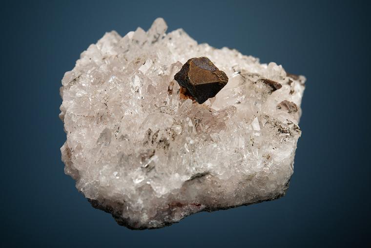 BORNITE on QUARTZ