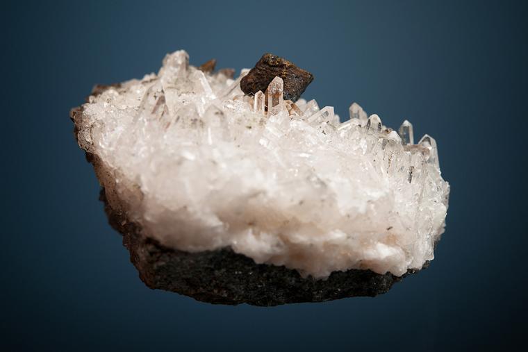 BORNITE on QUARTZ