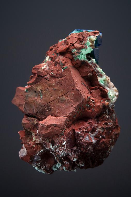 AZURITE with MALACHITE