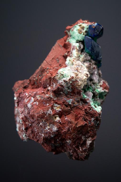 AZURITE with MALACHITE