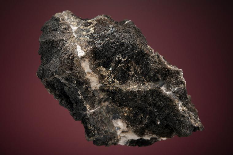 CHALCOCITE on CALCITE