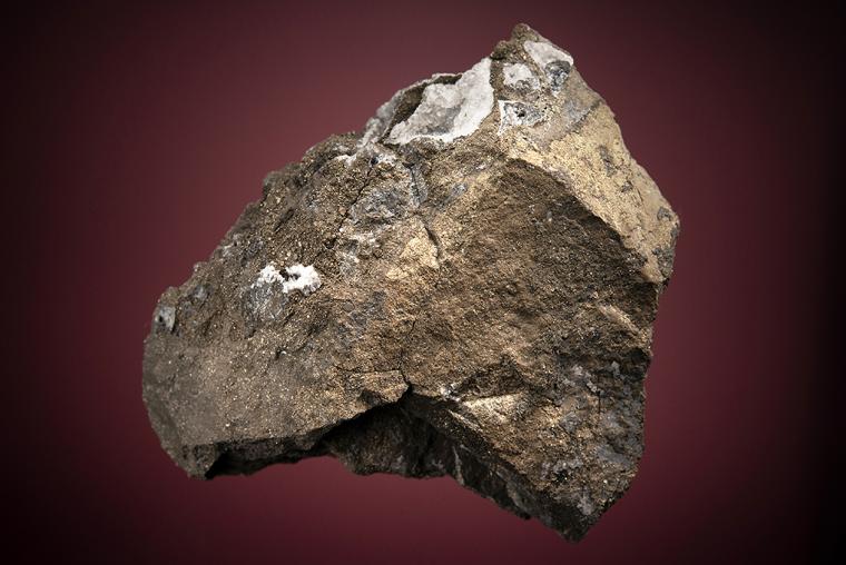 CHALCOCITE on CALCITE