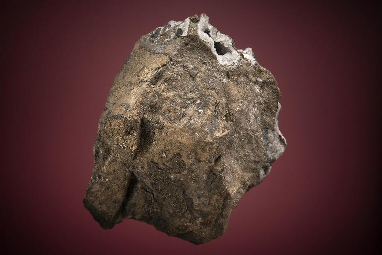 CHALCOCITE on CALCITE