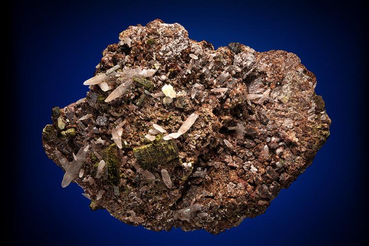 ANDRADITE with QUARTZ and EPIDOTE
