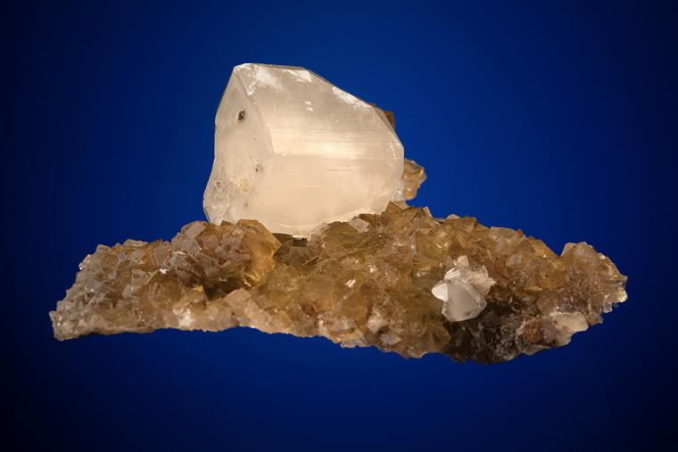 CALCITE on FLUORITE